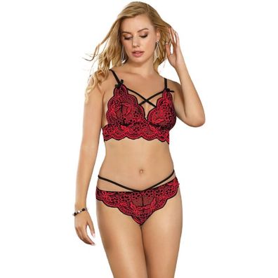 Subblime zweiteiliges Dessous-Set mit Spitzenoberteil und Höschen