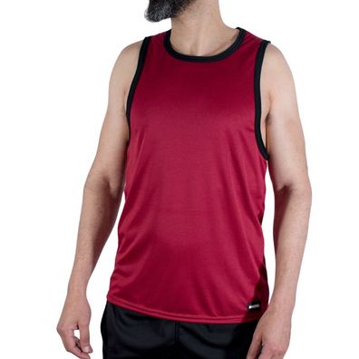 Macho Underwear Sport-T-Shirt aus Viskose-Polyamid, Maroon