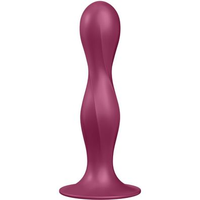 Satisfyer Double Ball-R Silikon-Dildo mit beweglichen Kugeln