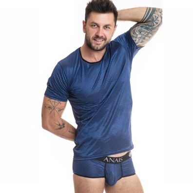 Anais Luxury Lingerie Naval T-Shirt aus Tüll mit Satinstreifen