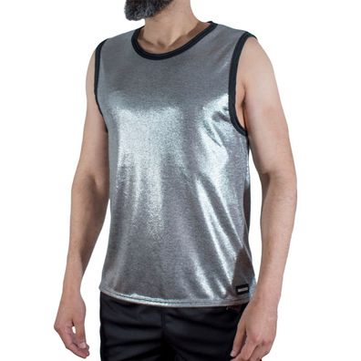Macho Underwear T-Shirt mit feinem Glitzer für sportlichen Stil