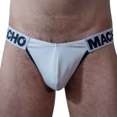 Macho Underwear weißer Slip mit Seitenteil und Push-up-Cup