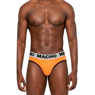 Macho Underwear Herren-Slip mit Push-up-Cup Orange