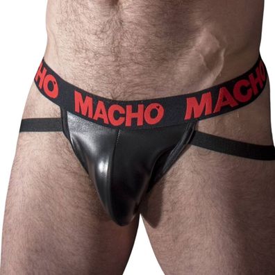 Macho Underwear Jockstrap aus Kunstleder Rot