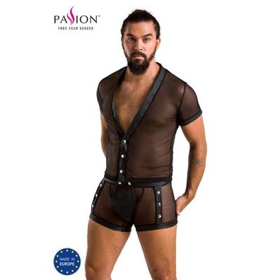Passion 052 Set Michael schwarz, Dessous-Set für Männer