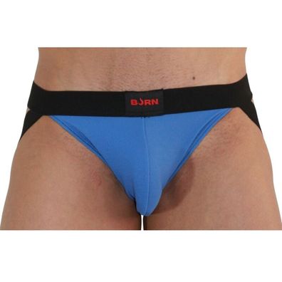 Burn Jockstrap 008 in Blau und Schwarz für Männer