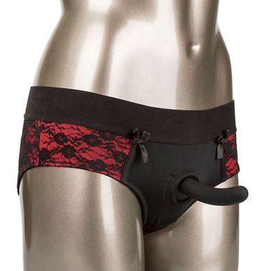 Calexotics Scandal Crotchless Panty Set mit Silikondildo