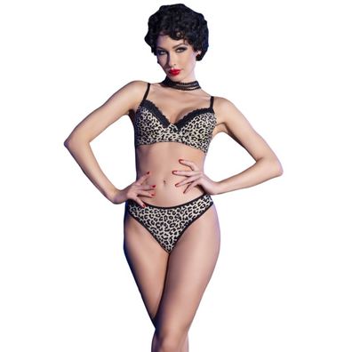 Chilirose CR 4727 Bikini-Set Animalprint Wildcat