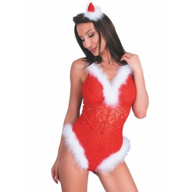 Livco Corsetti Fashion Weihnachtsbody Naughty Santa LC 90706