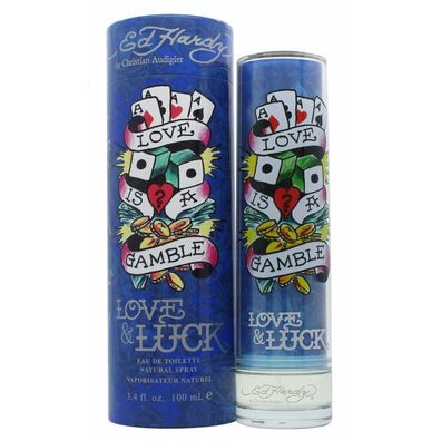 Christian Audigier Ed Hardy Love & Luck Men Eau de Toilette für Herren 100 ml