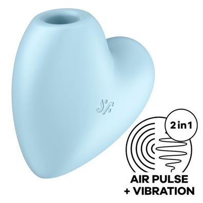 Satisfyer Cutie Heart Air Pulse Vibrator mit Klitorisstimulation