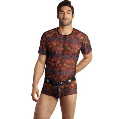 Anais Luxury Lingerie Chill T-Shirt aus Tüll mit Palmenprint