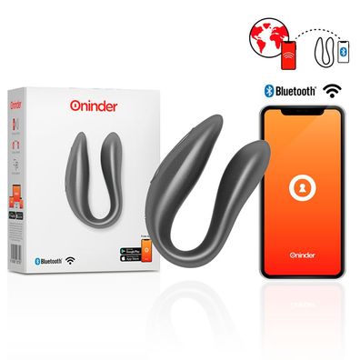 Oninder Double Pleasure Paar-Vibrator für G-Punkt und Klitoris