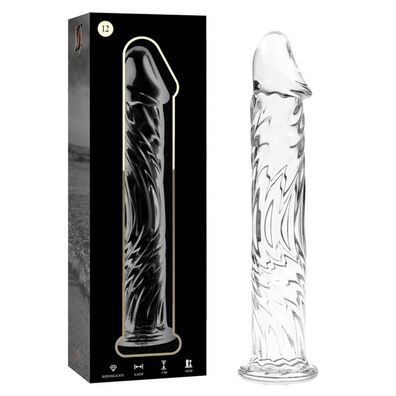 Nebula Series by Ibiza Glas-Dildo mit Analplug-Design