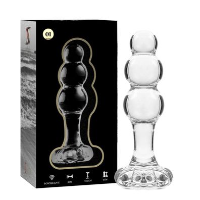 Nebula Series by Ibiza Analplug aus Borosilikatglas