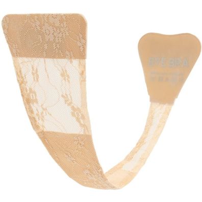 Bye Bra Adhäsiver Spitzen-Tanga mit Brustlift-Set