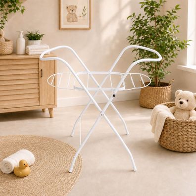 Best For Kids Universalständer für Babywanne 100 cm mit Ablage oder ohne, weiß