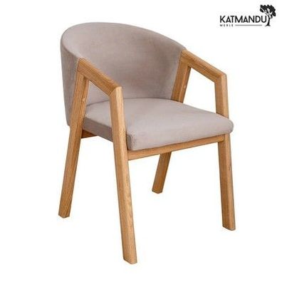 Esszimmerstuhl Forio Avelina 9611 in Beige aus Wildeiche