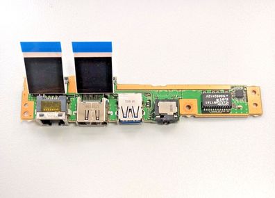 Fujitsu LifeBook U748 U747 I/O-Board USB AUX LAN DP CP714880-Z2