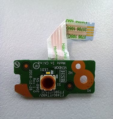 Lenovo ThinkPad T490 T495 T590 P53s Power Button An/Aus-Knopf NS-B902