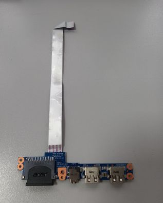 Acer Aspire V3-372 I/O Board USB Kombi-Audio 3,5mm SD-Kartenleser 448.06J07.0011