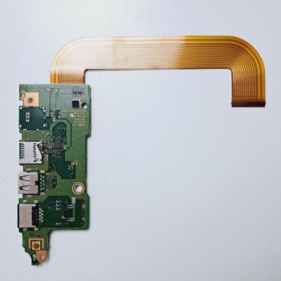 Toshiba Tecra A50-J USB Ethernet Anschluss Platine mit Kabel E220370PIDTEK