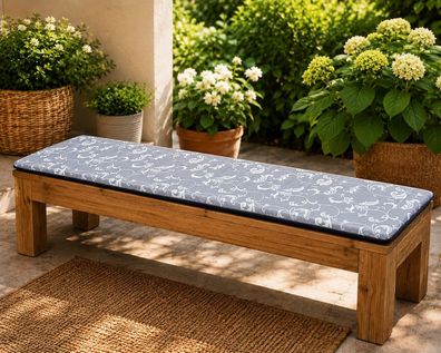 Best For Garden Bankauflage Sitzkissen mit Anti-Rutsch-Bändern für hohen Sitzkomfort