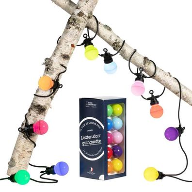 Cousin Paul Lichterketten - Bahia Guinguette - 5m Erweiterung, LED, 10 bunte