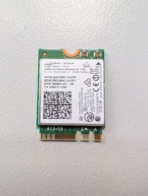 HP Envy 15t-as000 x360 15-w110nd Intel 7265NGW Dual Band WLAN Karte 793840-001