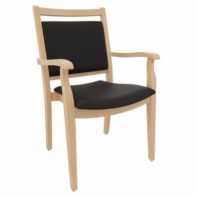Pflegestuhl André mit Armlehnen – Ideal für Senioren im Altenheim oder Zuhause