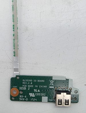 Asus FX553VD USB Board IO Board + Kabel 60NB0DW0-IO2010 GL553VD