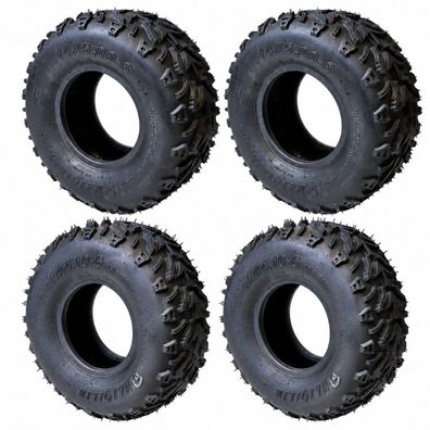 4x Quad Reifen 14x5.00-6 + 14x4.10-6 Tubeless 6 Zoll ATV Geländereifen