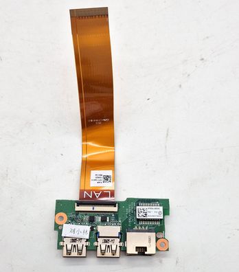 Toshiba Qosmio X70-A-114 I/O Board USB LAN mit Flexkabel DA0BDATB8F0