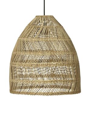 PR Home Maja Outdoor Pendelleuchte aus Naturfasern – handgeflochten, IP44, E27,