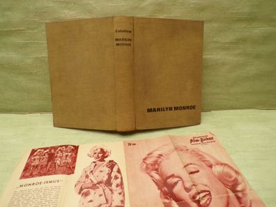 Maurice Zolotow Marilyn Monroe Biographie Günther Verlag 1/1962 Leinen FB & Poster