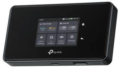 TP-LINK M8550 mobiler 5G Wi-Fi-Router bis 3,4 Gbit/s Download Wi-Fi 6E Gigabit WAN/LA