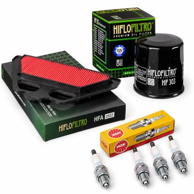 Wartungssatz Ölfilterset Zündkerze spark splug passt an Kawasaki Z 900 17-23