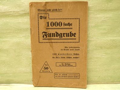 Die 1000 fache Fundgrube die Dir das Leben leichter machen Günter Heymann 1939