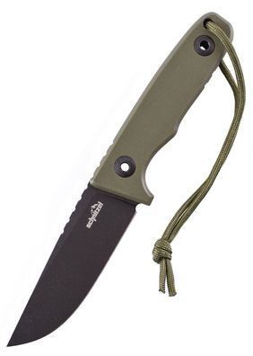 Schnitzel TRI Feststehendes Outdoormesser mit G10 Griff
