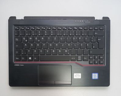 Fujitsu Lifebook U728 Handauflage Gehäuse Tastatur QWERTZ mit Touchpad