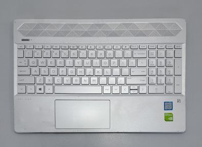 HP Pavilion 15-CS1xxx Handauflage Touchpad Tastatur QWERTY EBG7B015010-1