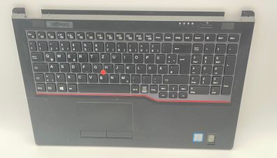 Fujitsu Lifebook E558 Palmrest Handauflage Tastatur QWERTZ Touchpad CP740705-02