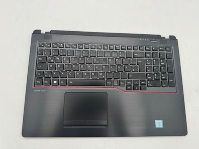 Fujitsu LifeBook U757 Palmrest / Handauflage Tastatur Touchpad QWERTZ CP718674