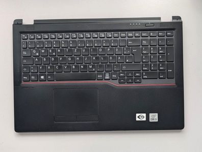 Fujitsu LifeBook E5510 Palmrest Handauflage Tastatur Touchpad QWERTZ