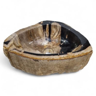 Versteinertes Holz Waschbecken #14 Versteinertem Fossiles Naturstein Steinwaschbecken