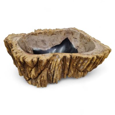Versteinertes Holz Waschbecken #12 Versteinertem Fossiles Naturstein Steinwaschbecken