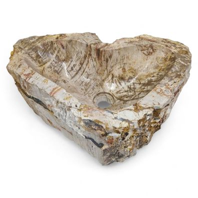 Versteinertes Holz Waschbecken #51 Versteinertem Fossiles Naturstein Steinwaschbecken