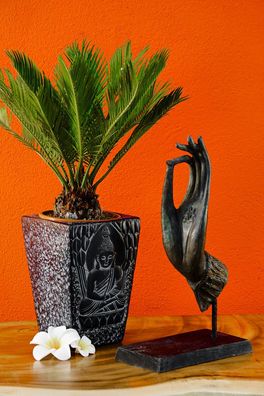 Bronze Buddha Hand Statue Buddhas Deko Asiatische Figur Thailand