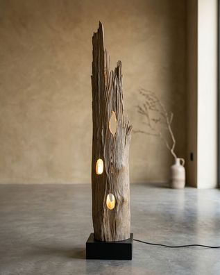 Treibholz Stehlampe RANONG XL - Stehlampe Treibholz Lampe Holz Baumstamm Holzstamm
