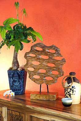 Teak Wurzelholz Skulptur Dekoration Holz Aufsteller